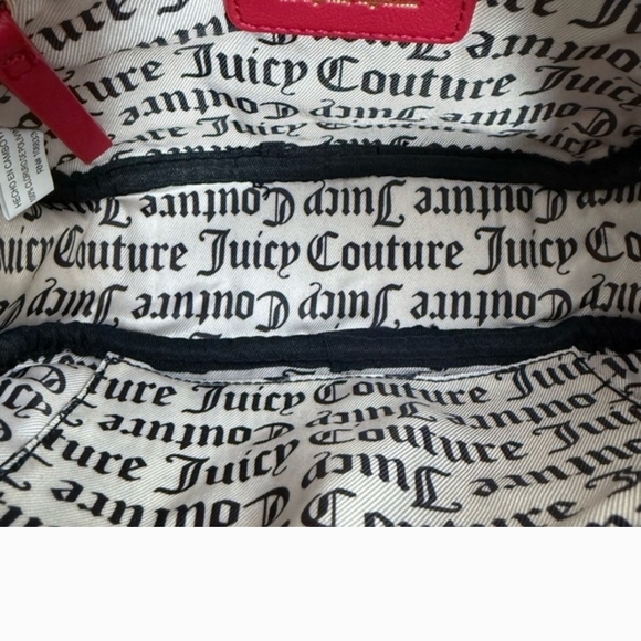 New! Juicy Couture “Juicy” Red Rhinestone Crossbody | Y2K Iconic Bag - Picture 7 of 12